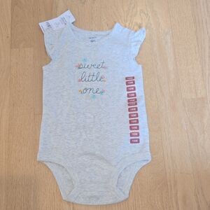 Carter's Light Gray Sweet Little One Bodysuit